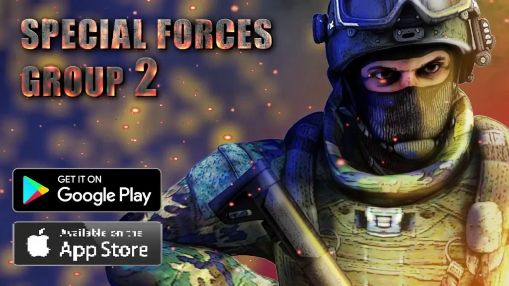 Special Forces Group 2 - Tactical shooter with soldiers and weapons.