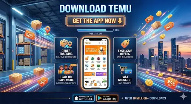 Download Temu app for exclusive shopping deals and discounts on a variety of products.